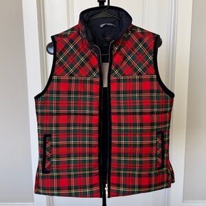 NWT J. Crew Tartan Plaid Vest